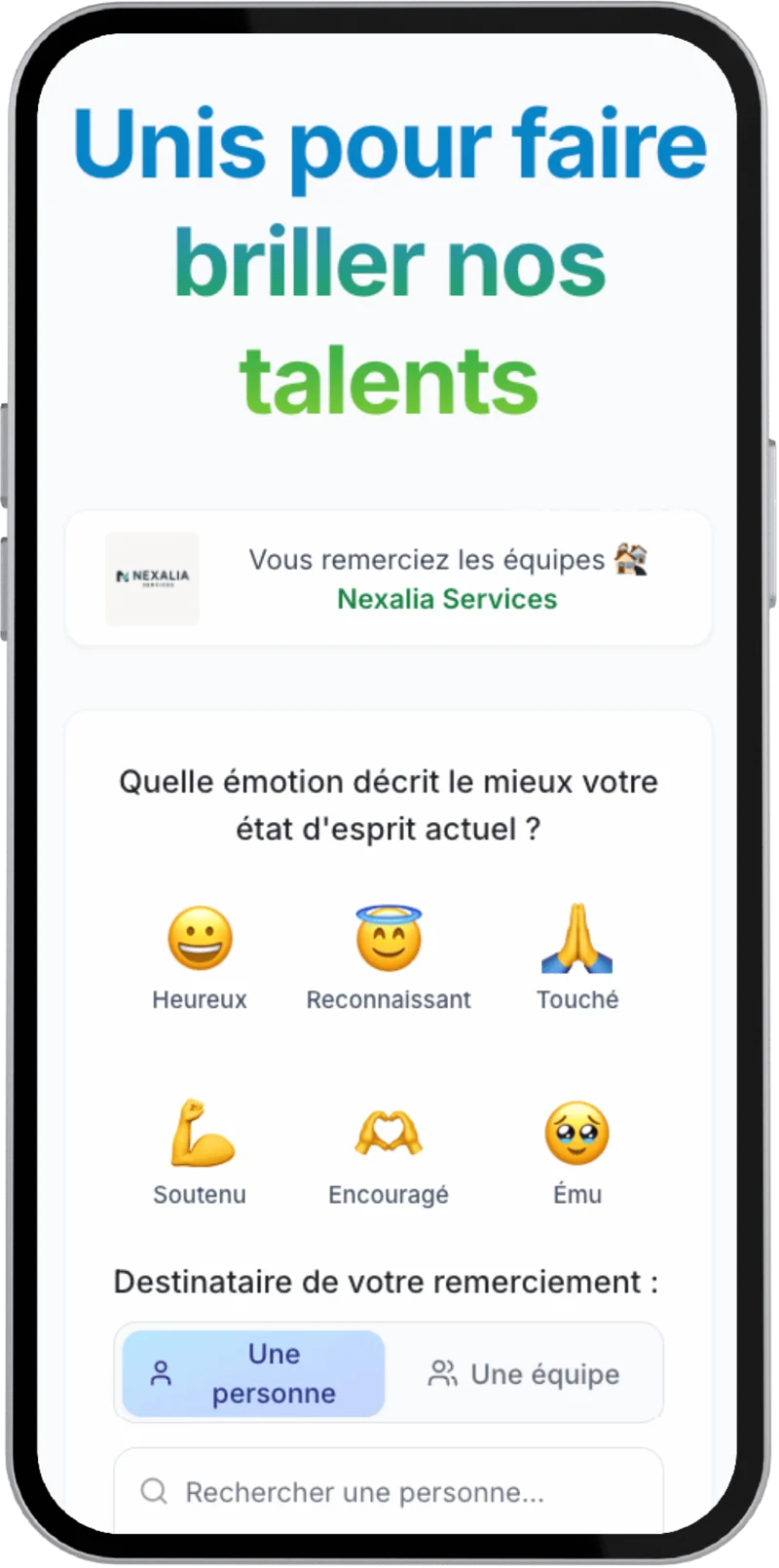 La reconnaissance à portée de main, sur mobile