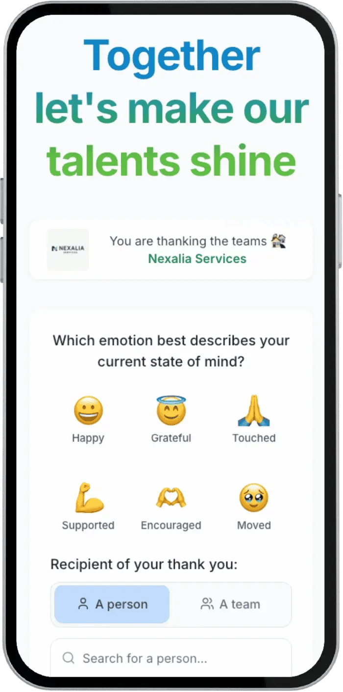 Listen Leon thank-you form on mobile
