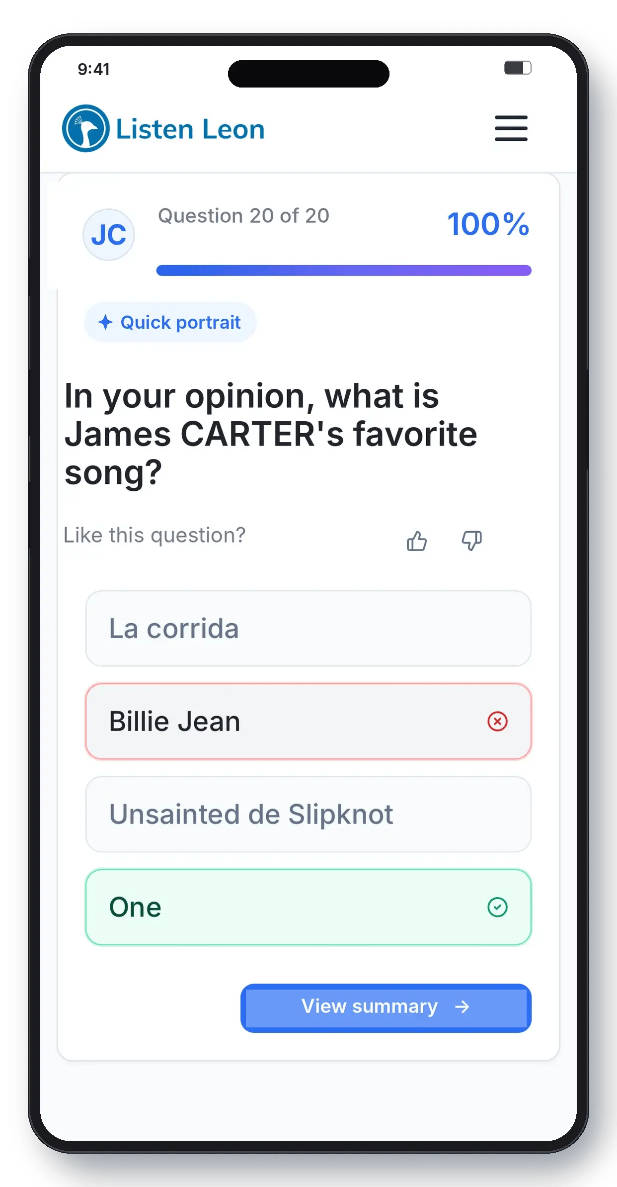 How Trust Builder works: guess who answered what
