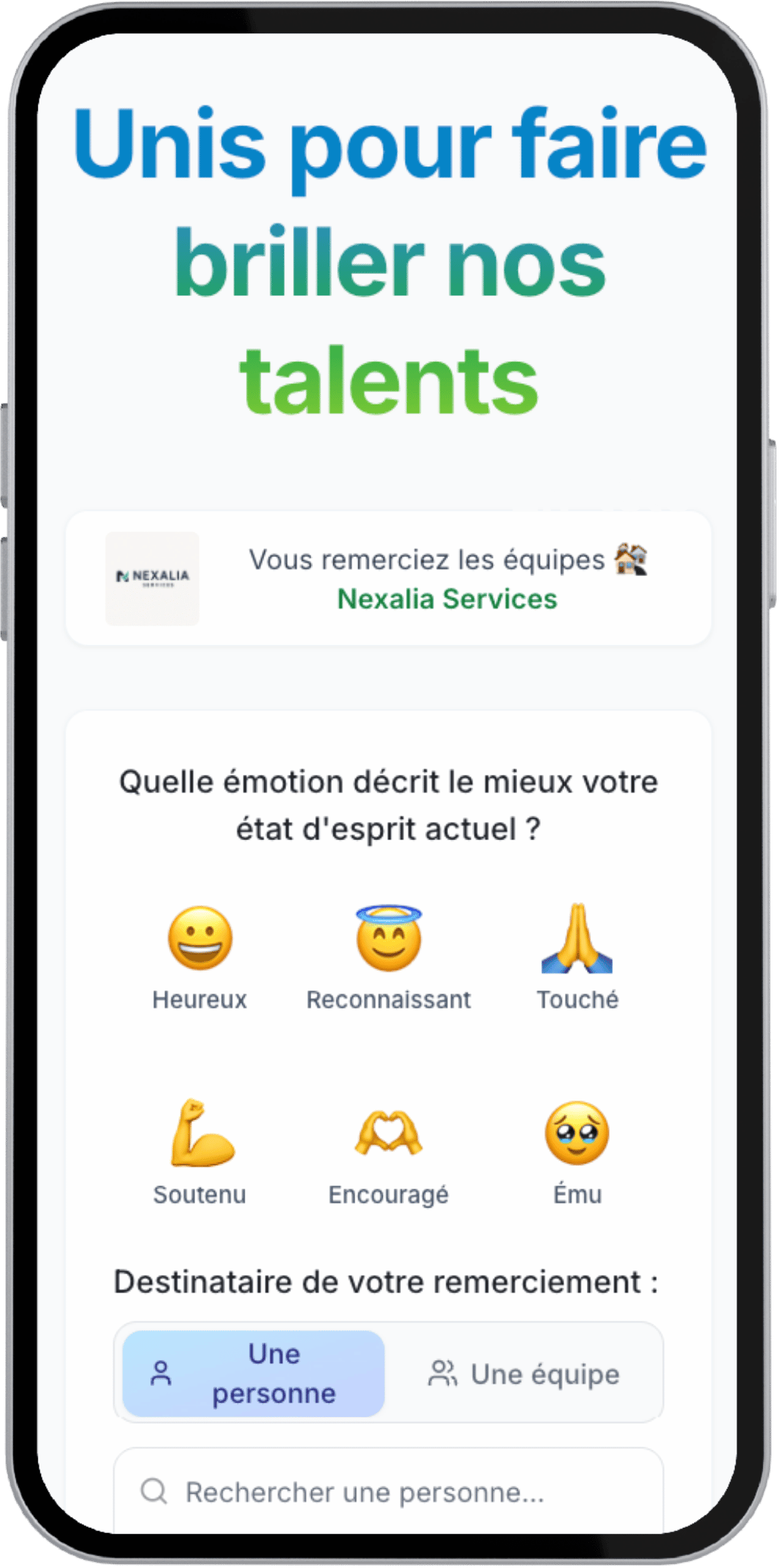 L'application Listen Leon sur téléphone