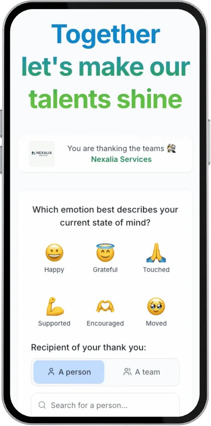 Listen Leon thank-you form on mobile