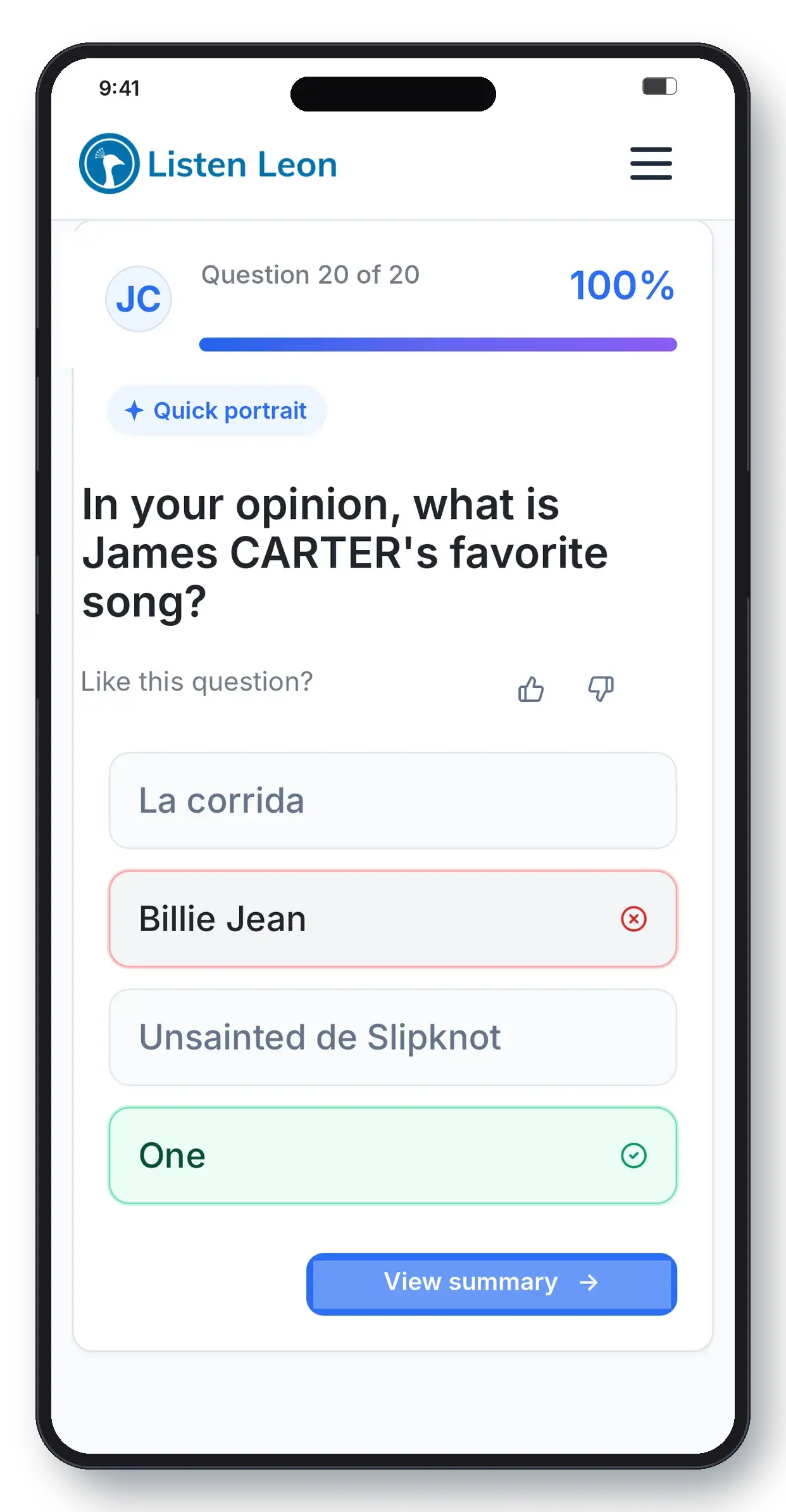 How Trust Builder works: guess who answered what